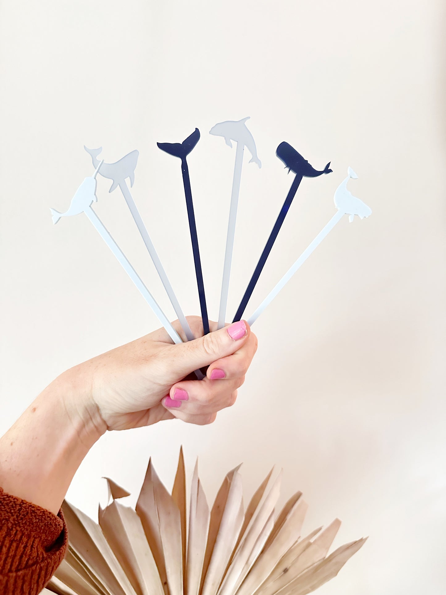 Whales Stir Stick Set