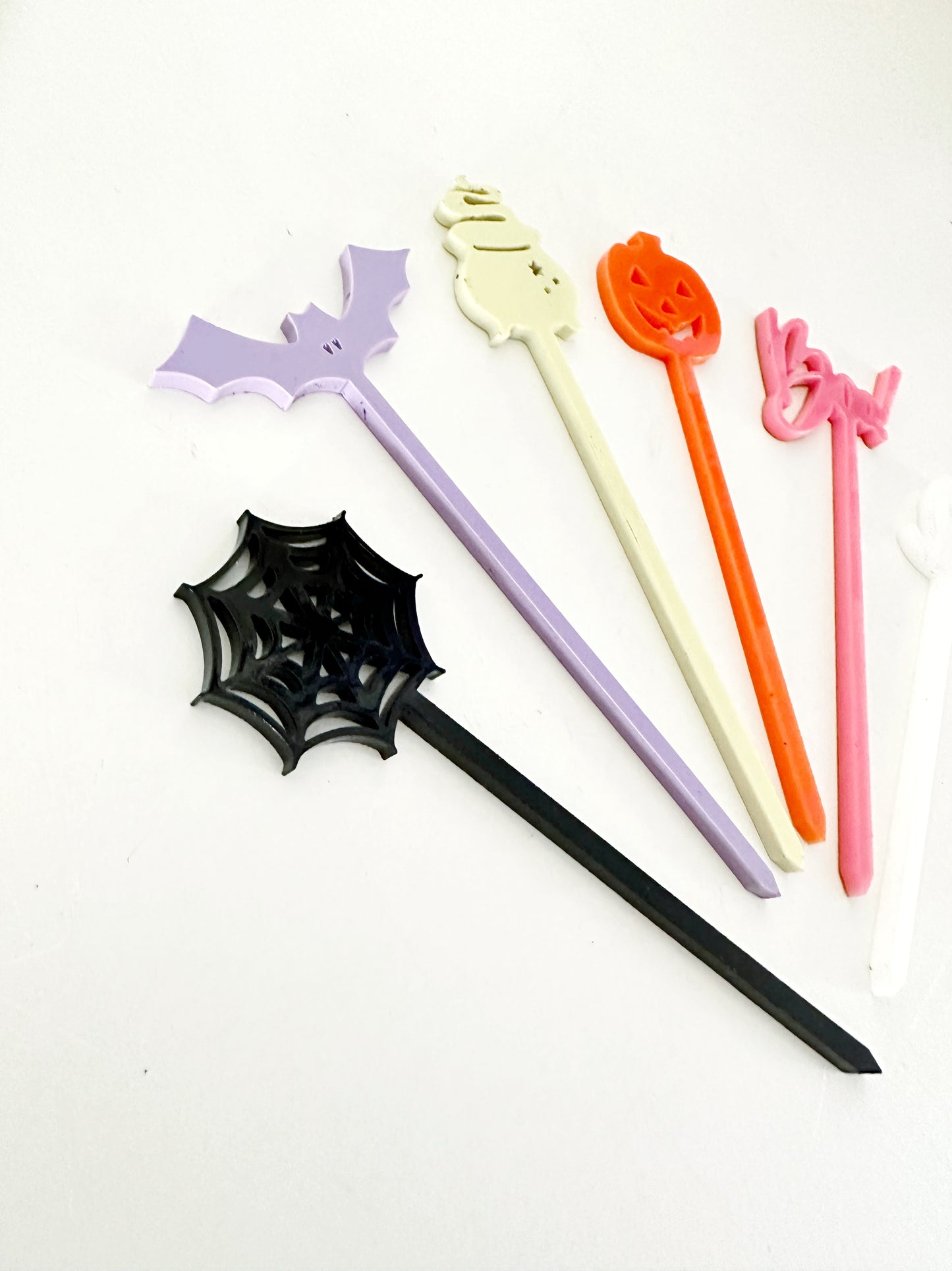 Halloween Food Pick/Skewer Set - Brights