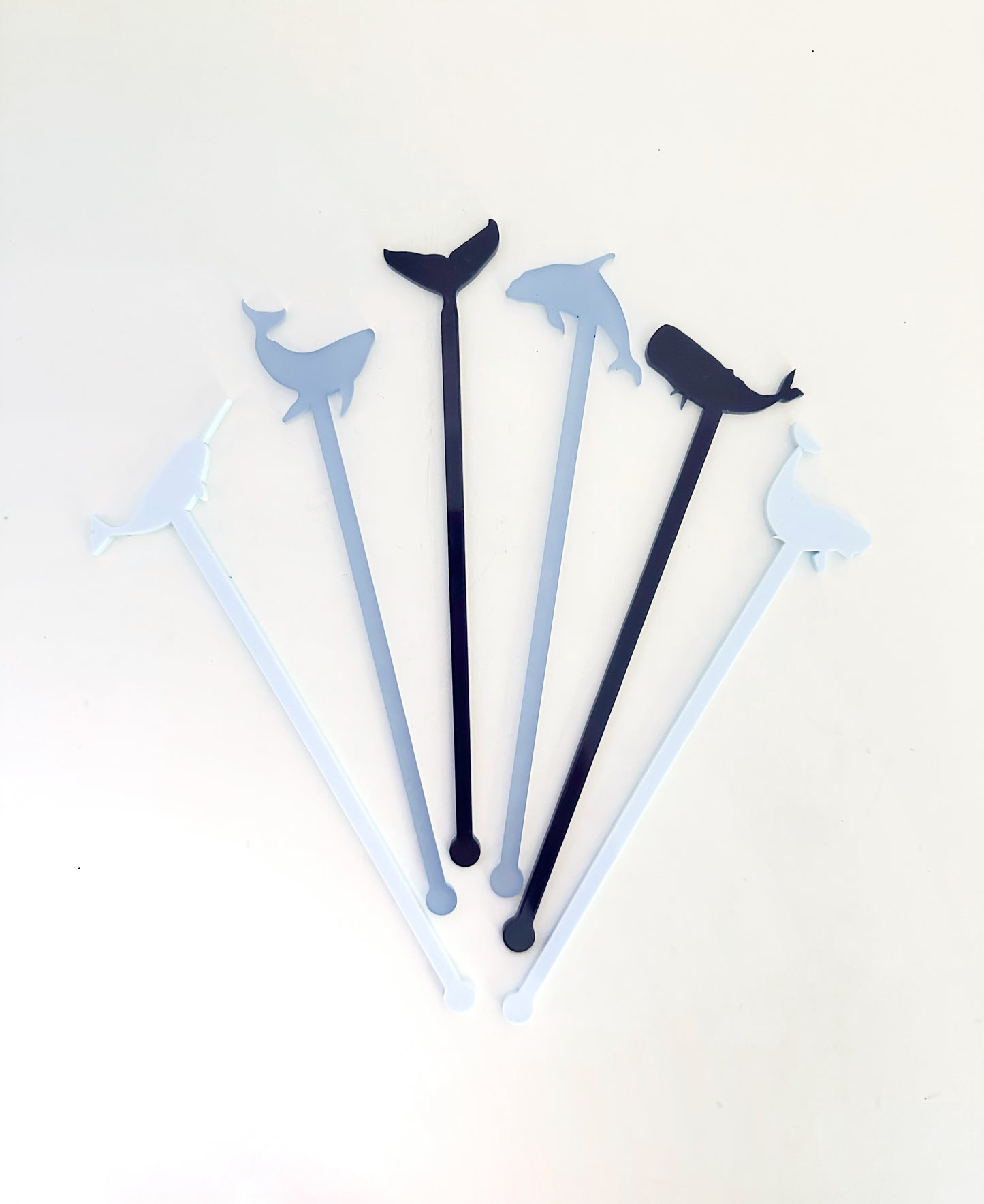 Whales Stir Stick Set