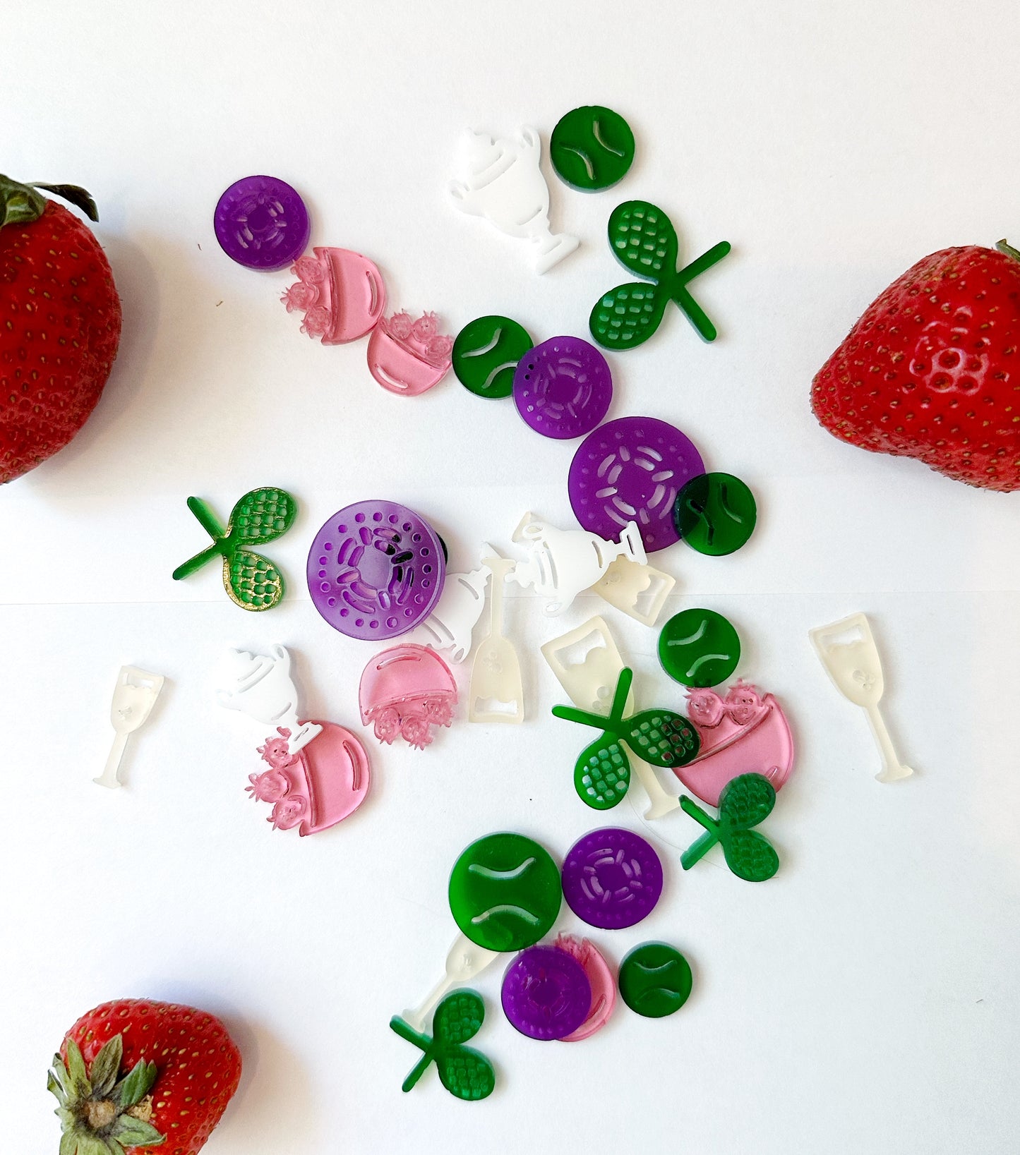 Wimbledon Inspired Acrylic Confetti