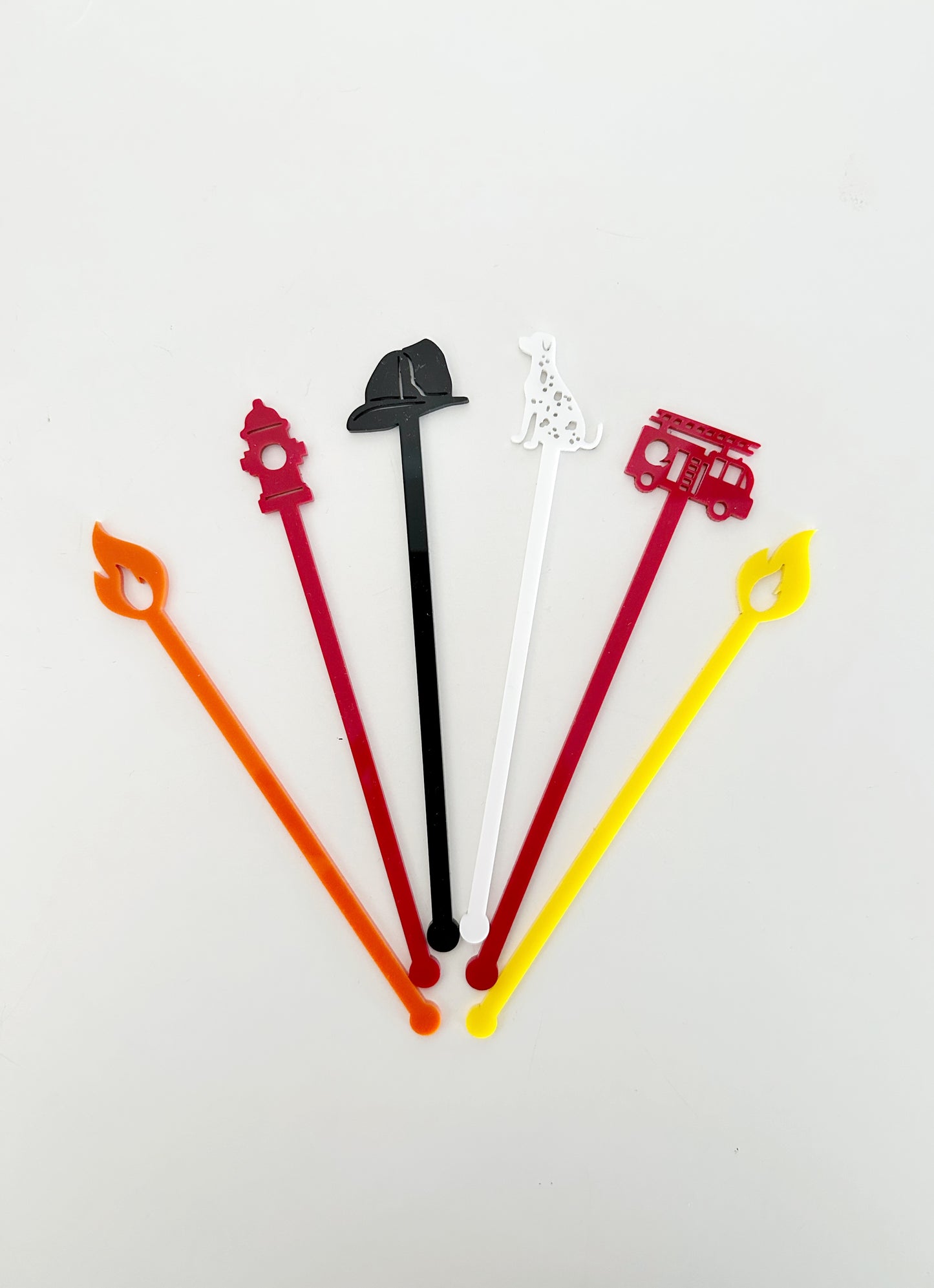 Firefighter Stir Stick Set
