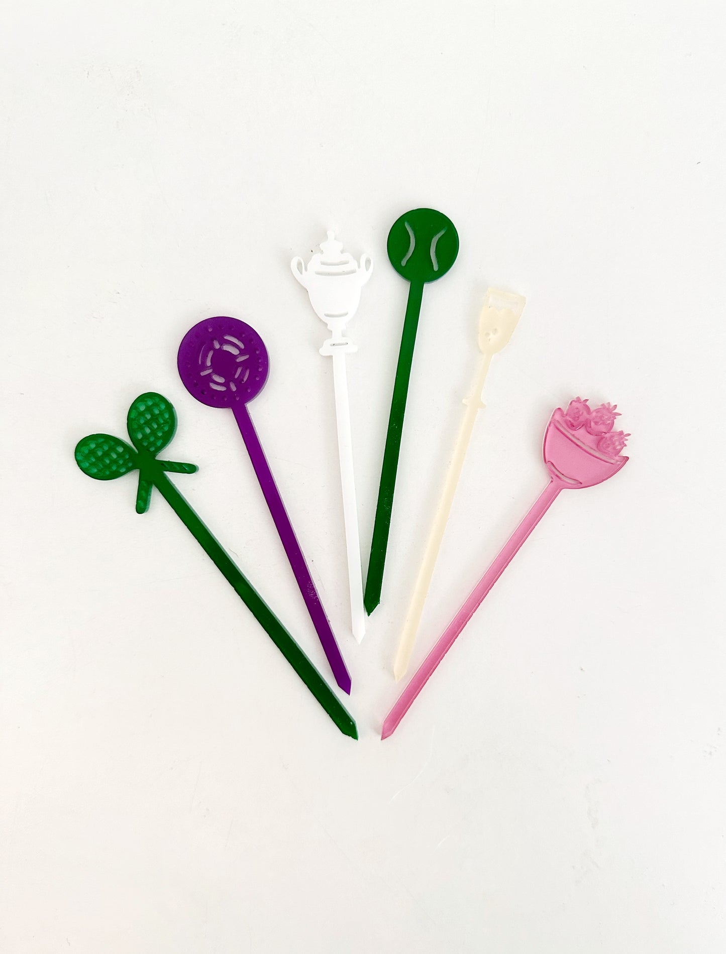 Wimbledon Inspired Food Pick - Skewer Set