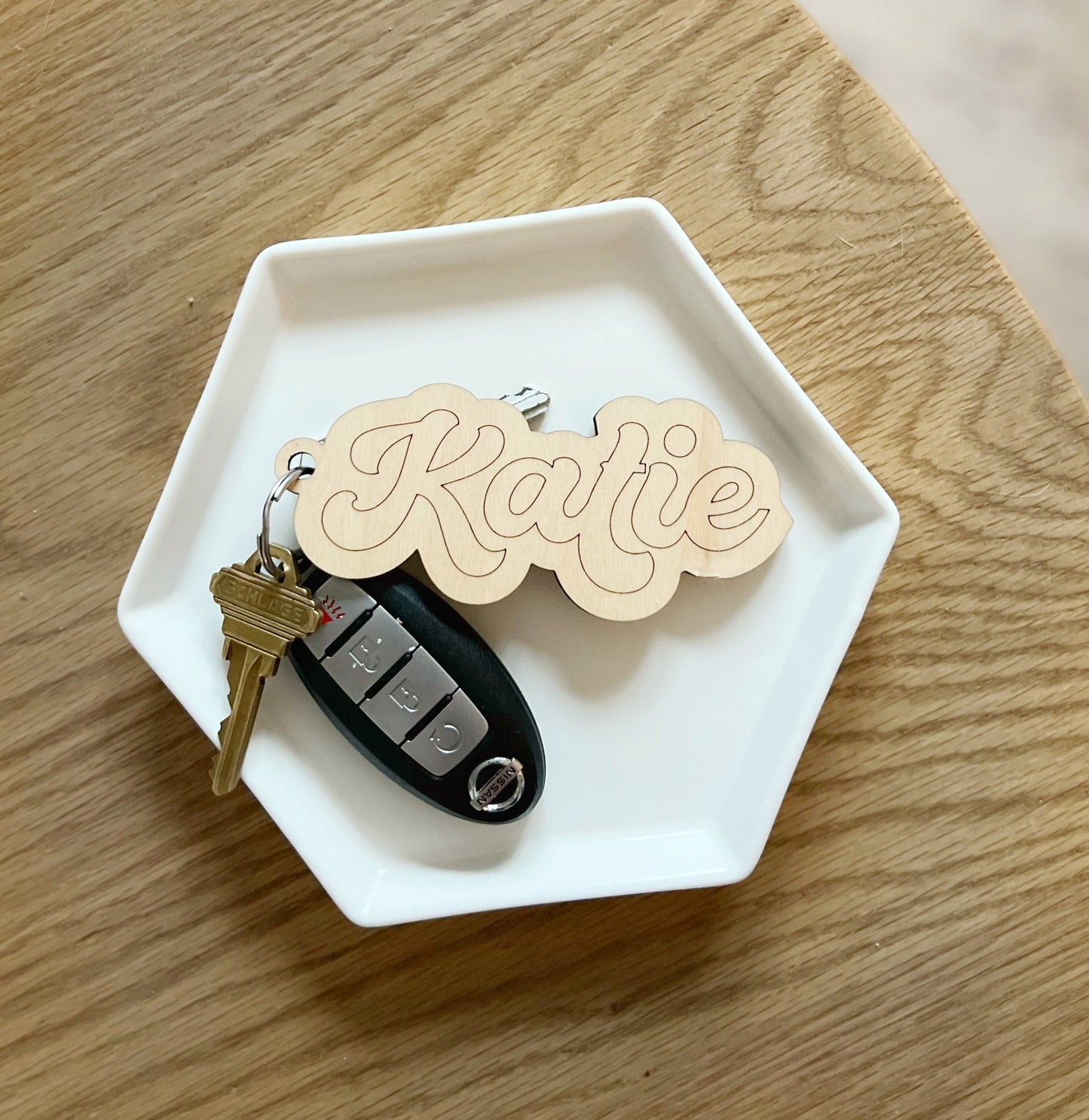 Retro Name Keychain - Personalize It