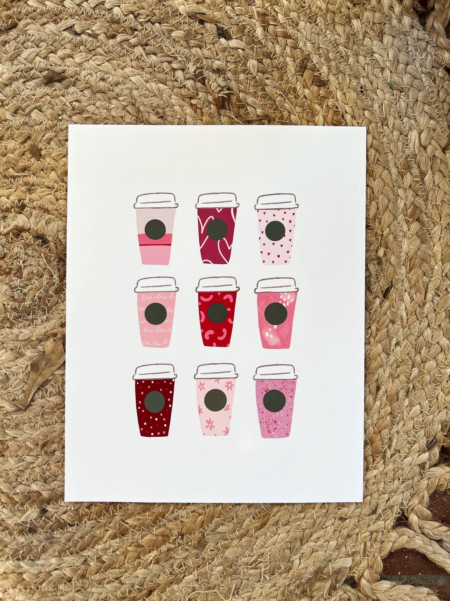 Valentine’s Day Coffee Print