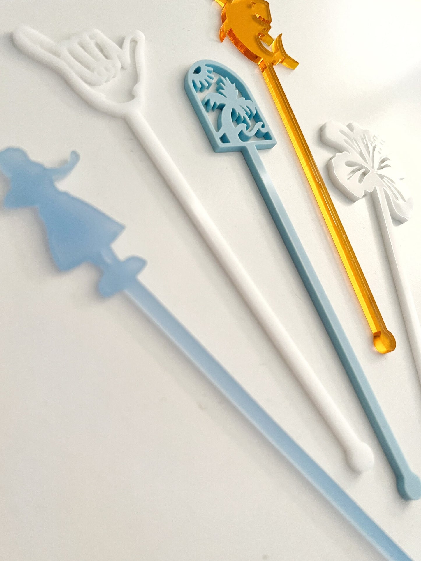 Surf Inspired Stir Stick Set