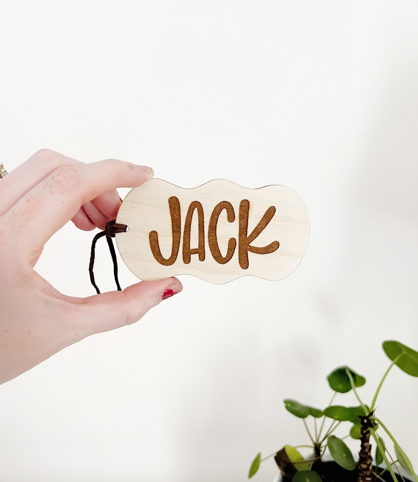 Wavy Luggage or Bookbag Tag