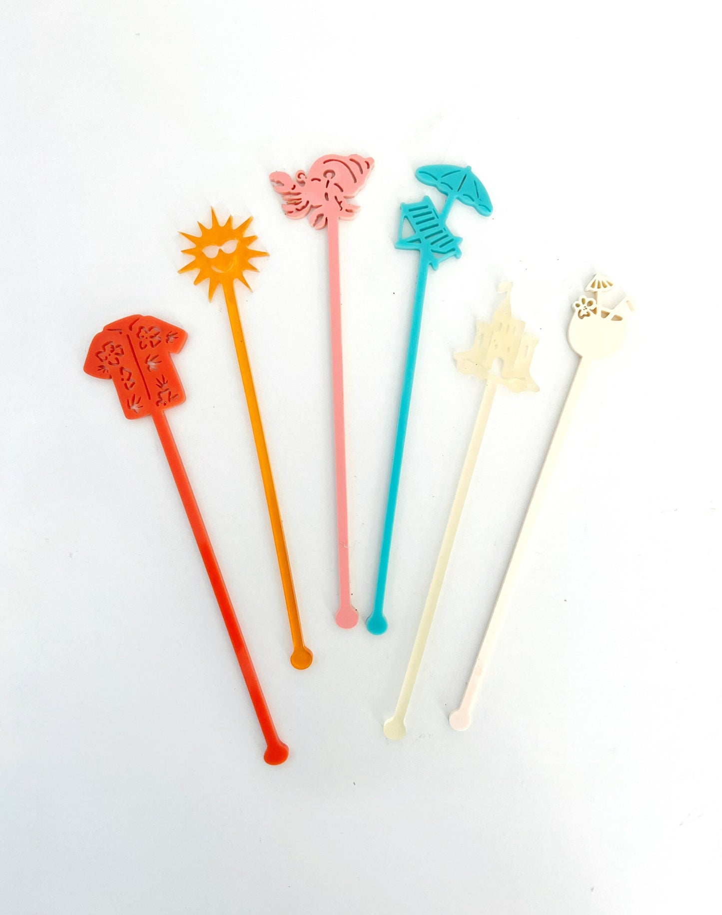 Summer Stir Sticks - Beach Set