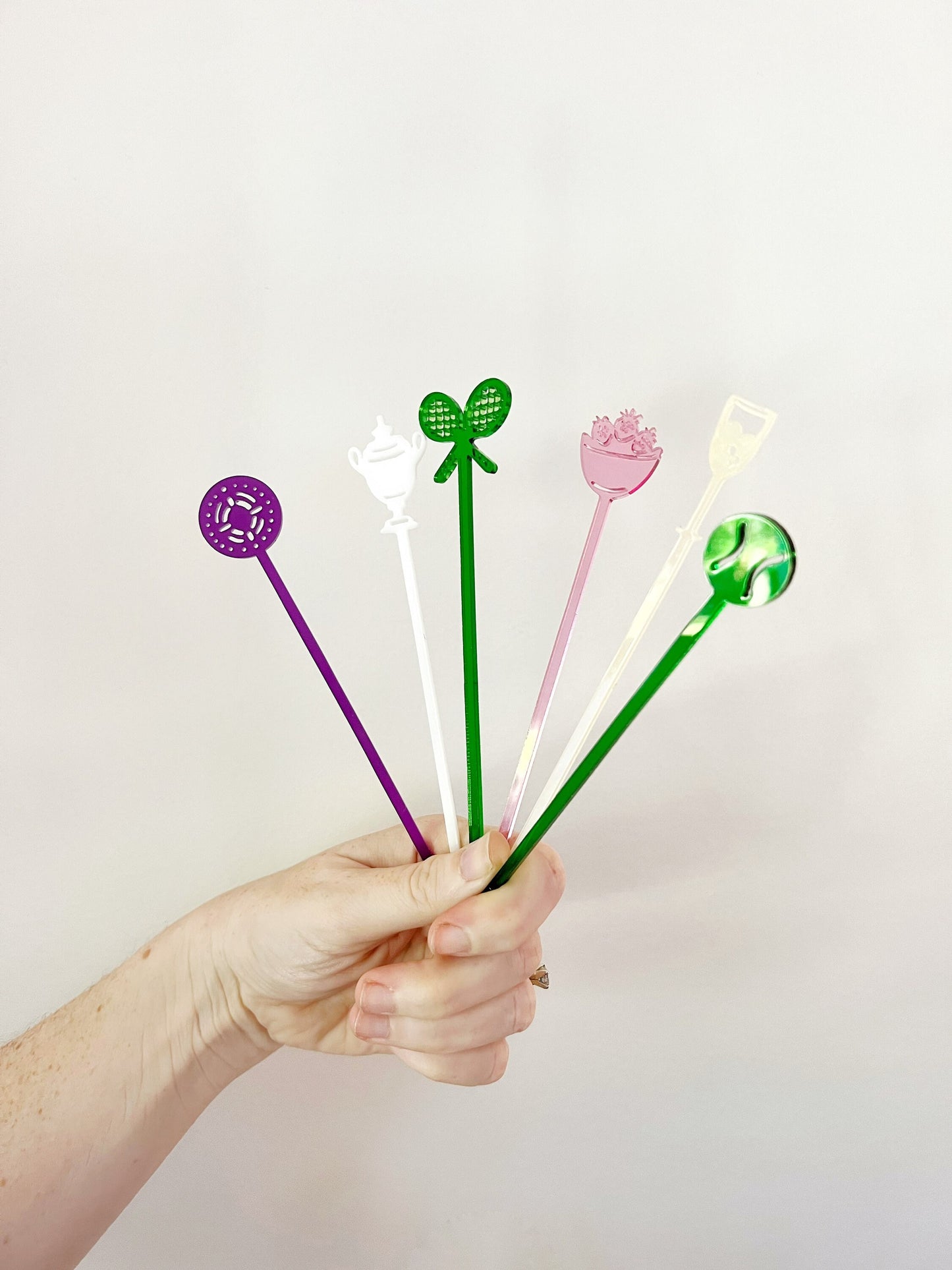 Wimbledon Inspired Stir Stick Set