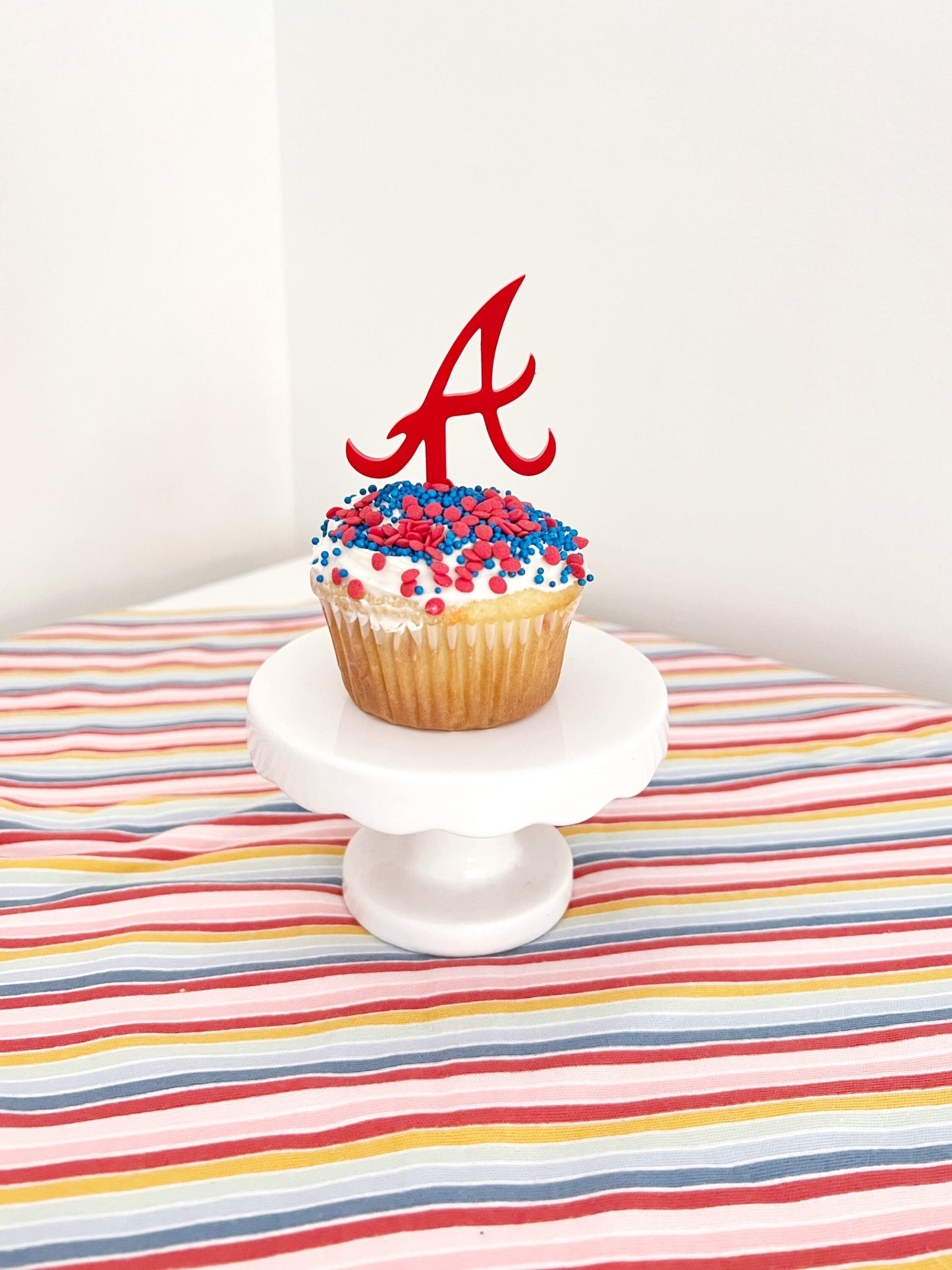 ATL Braves Cupcake Topper