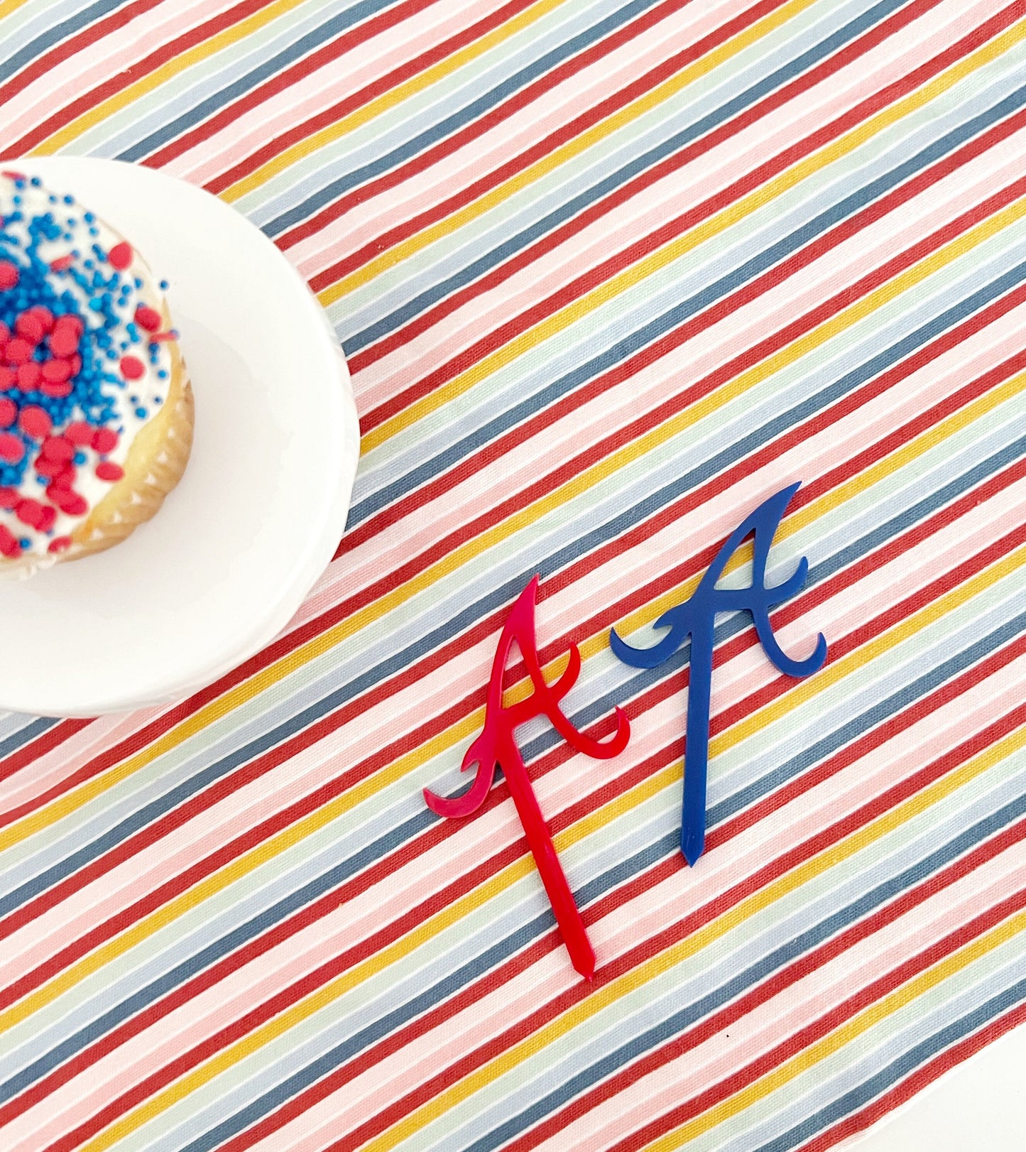 ATL Braves Cupcake Topper
