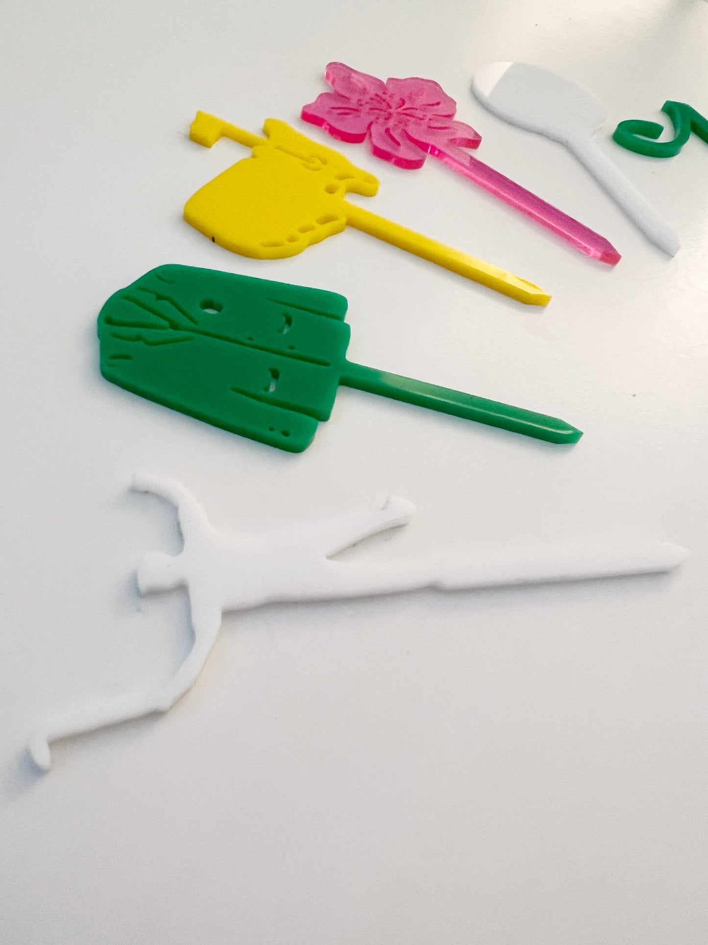 Masters Inspired Cupcake Toppers