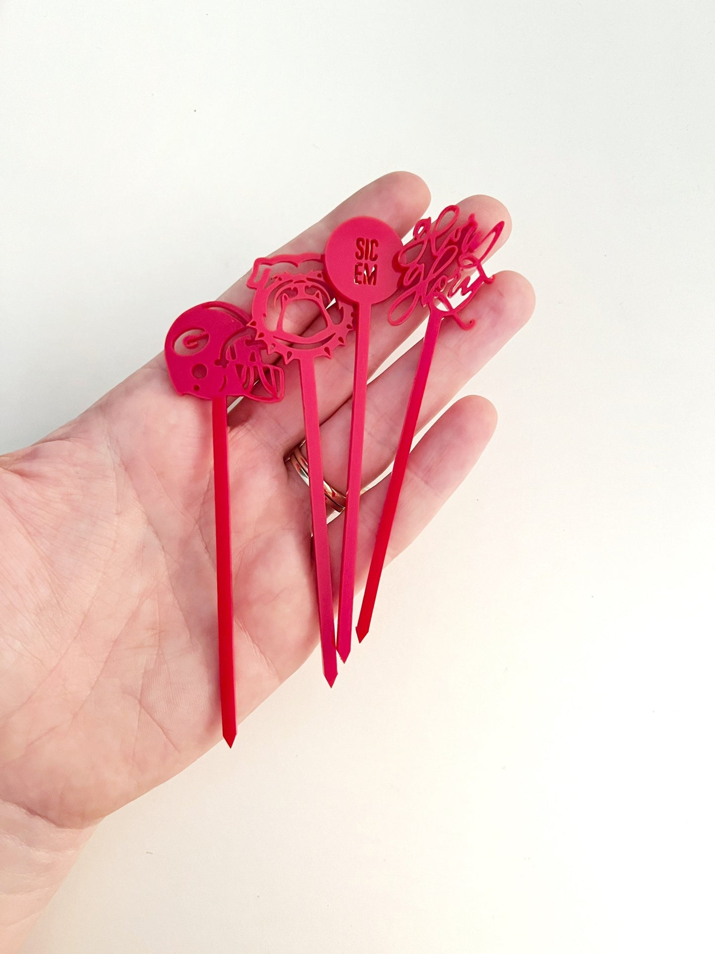 Georgia Bulldogs Food Pick - Skewer Set