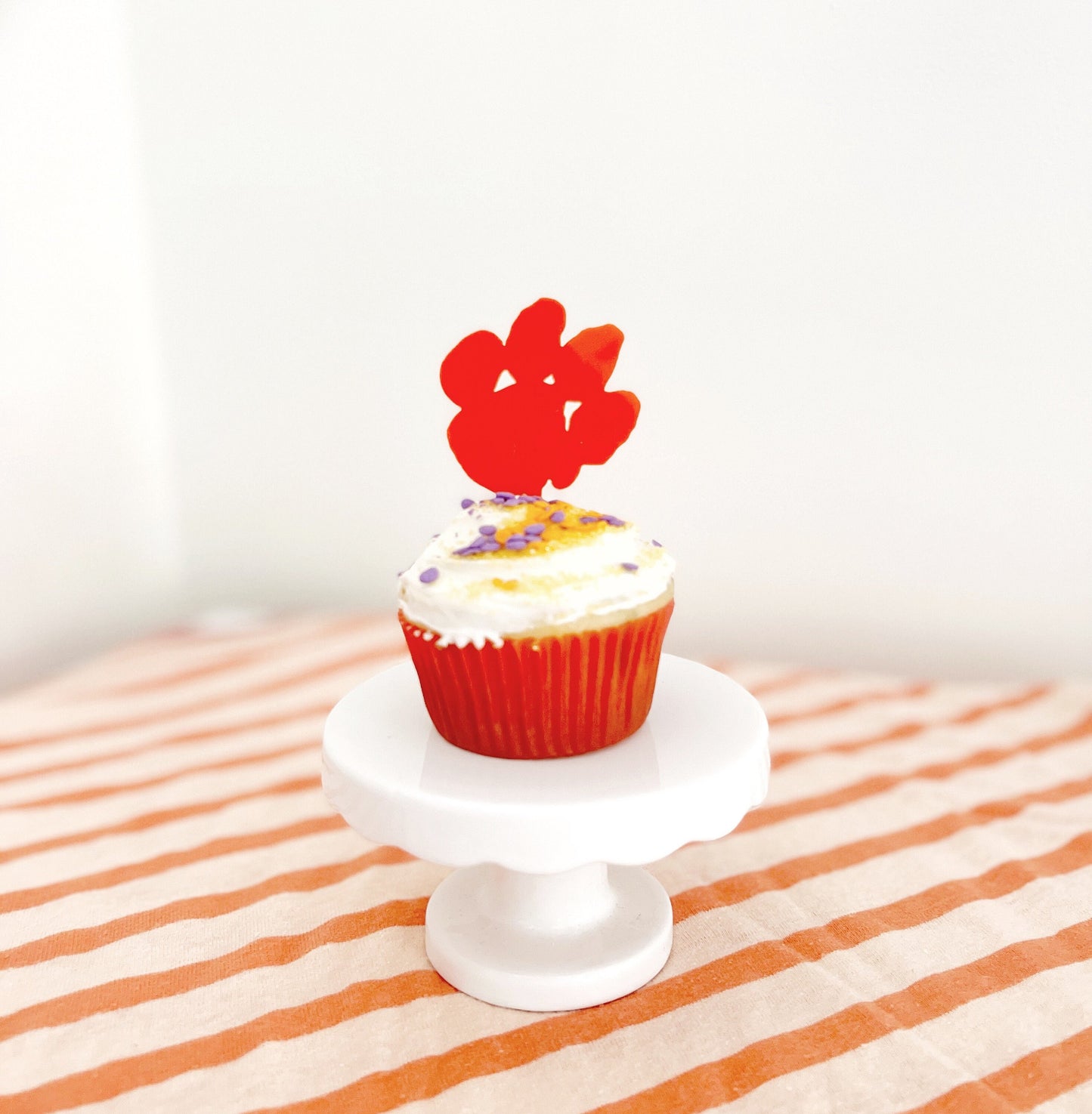 Clemson Tailgate Set - Stir Sticks, Cupcake Toppers, and Food Picks