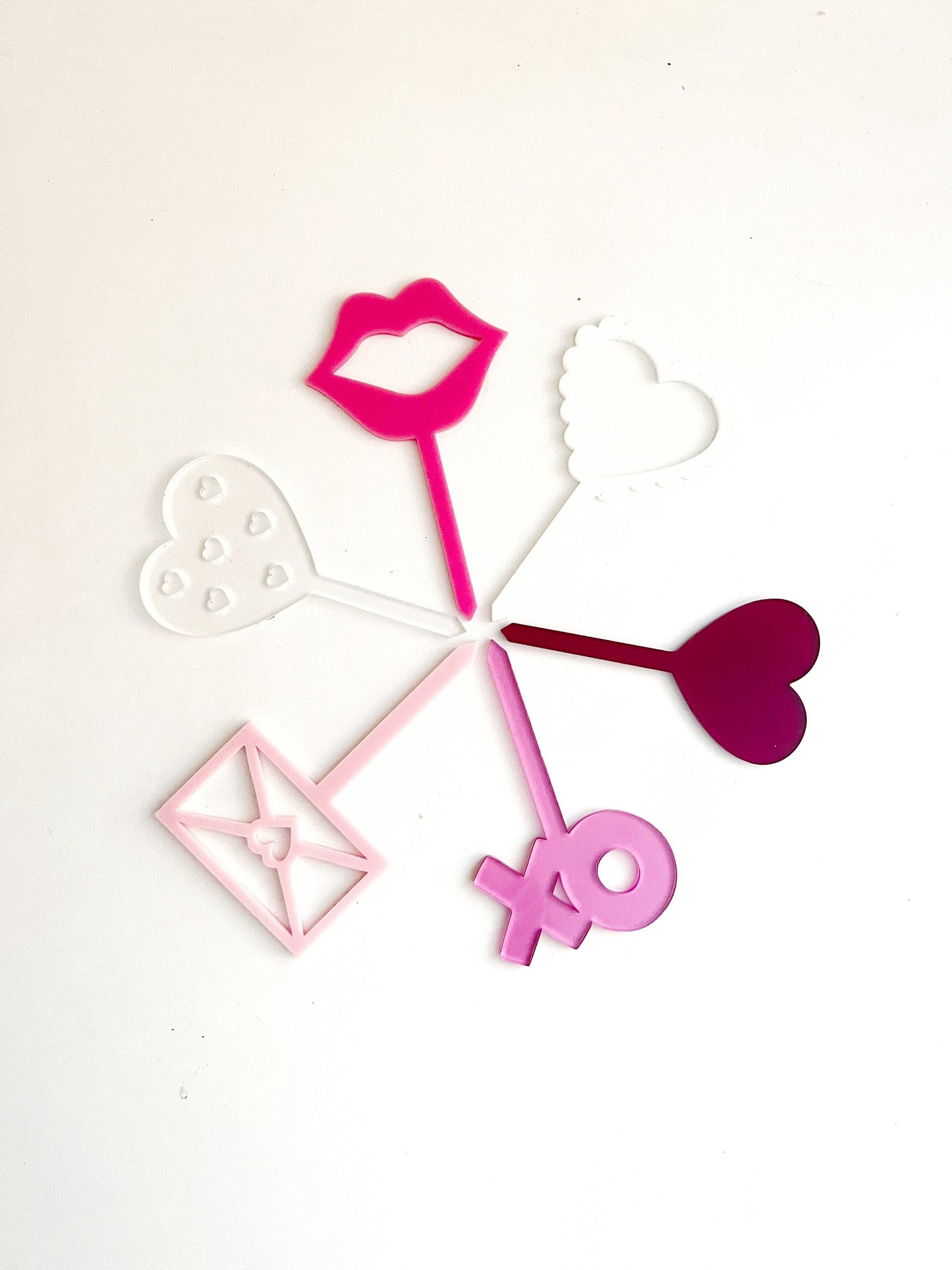 Valentines Day Cupcake Toppers