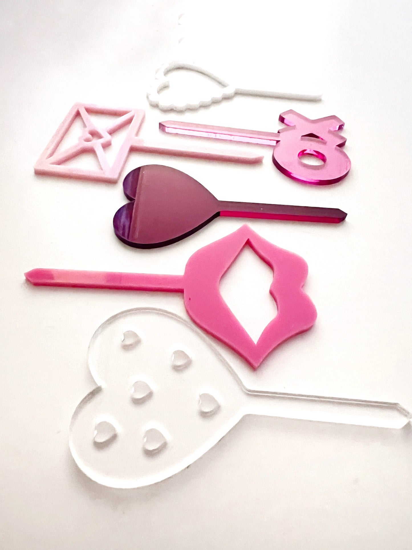 Valentines Day Cupcake Toppers
