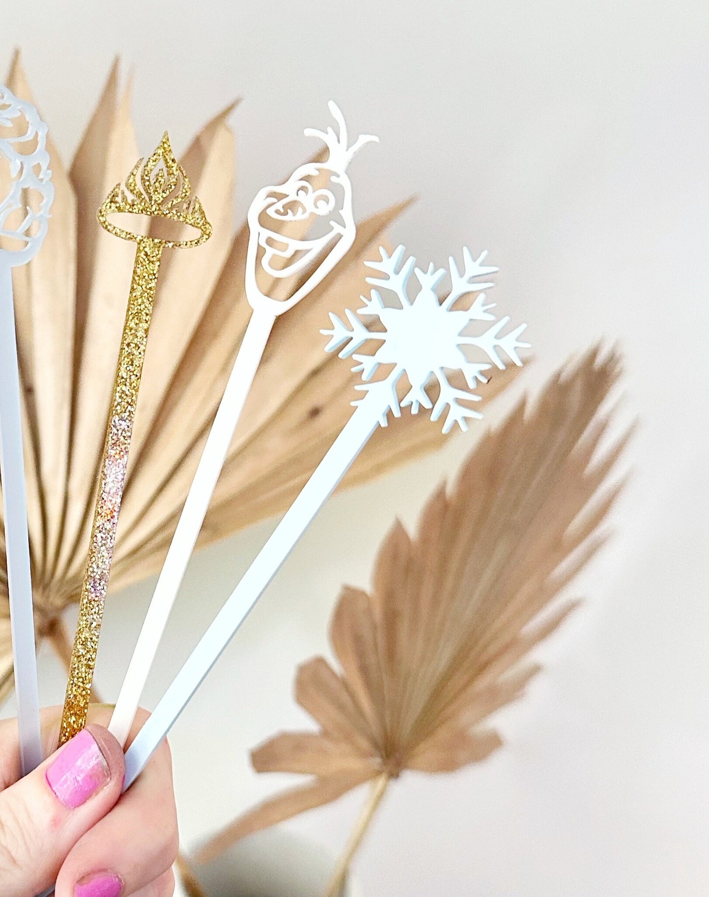 Frozen Inspired Stir Stick Set