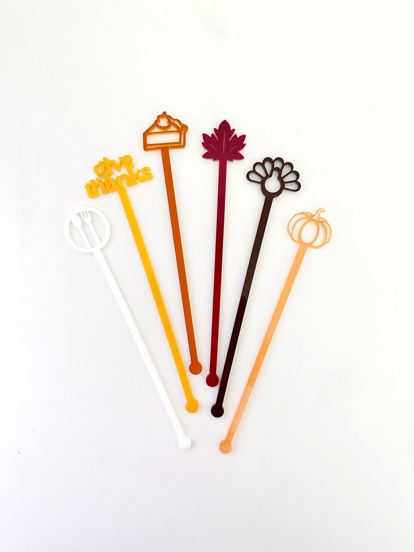 Thanksgiving Stir Stick Set