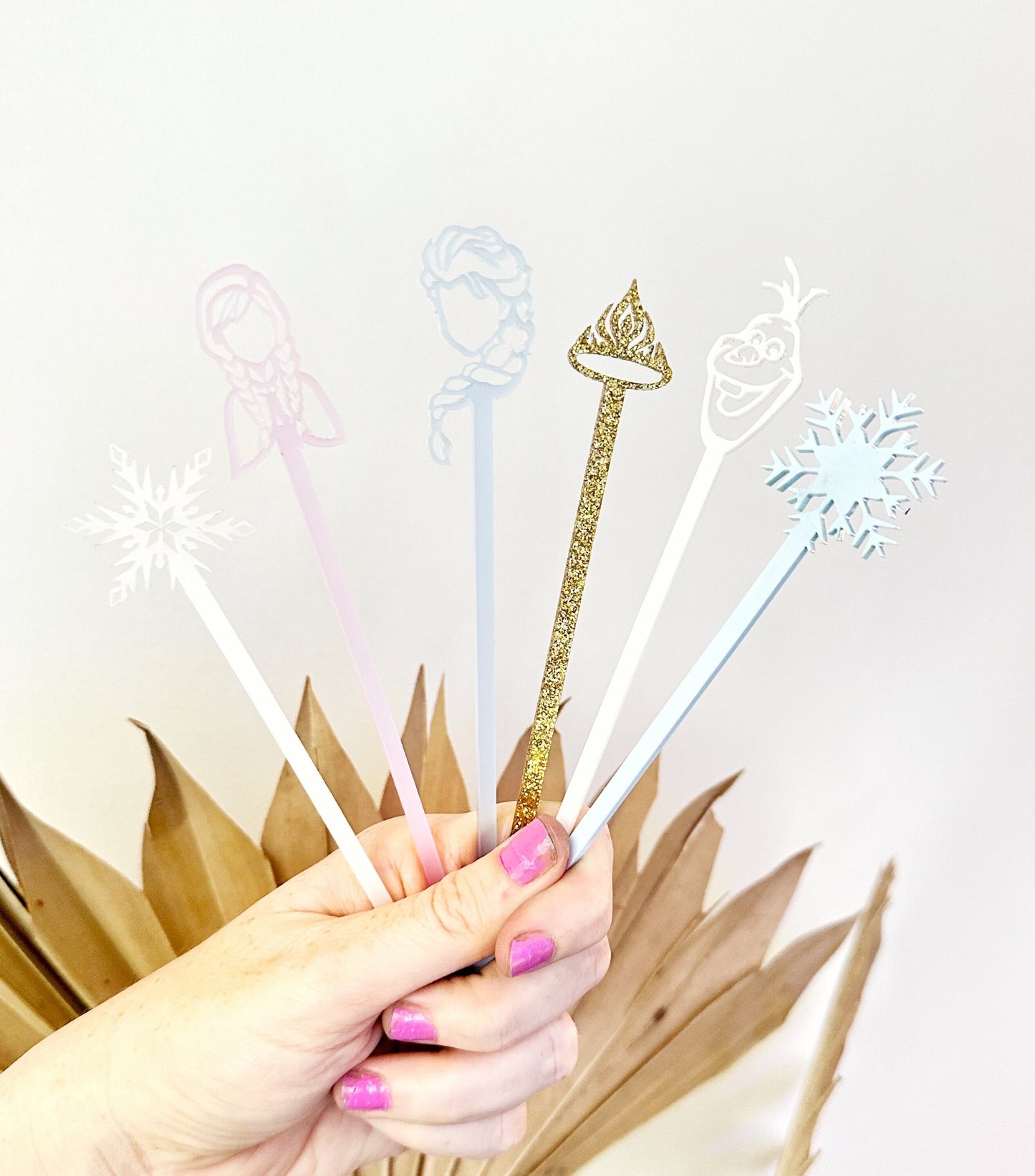 Frozen Inspired Stir Stick Set