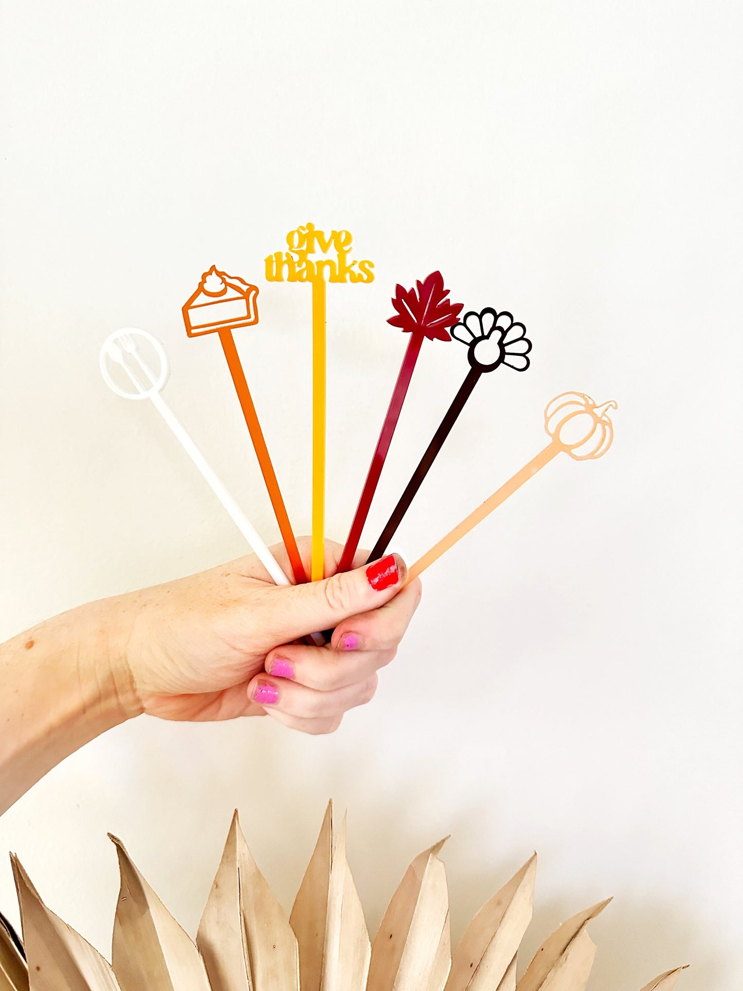 Thanksgiving Stir Stick Set