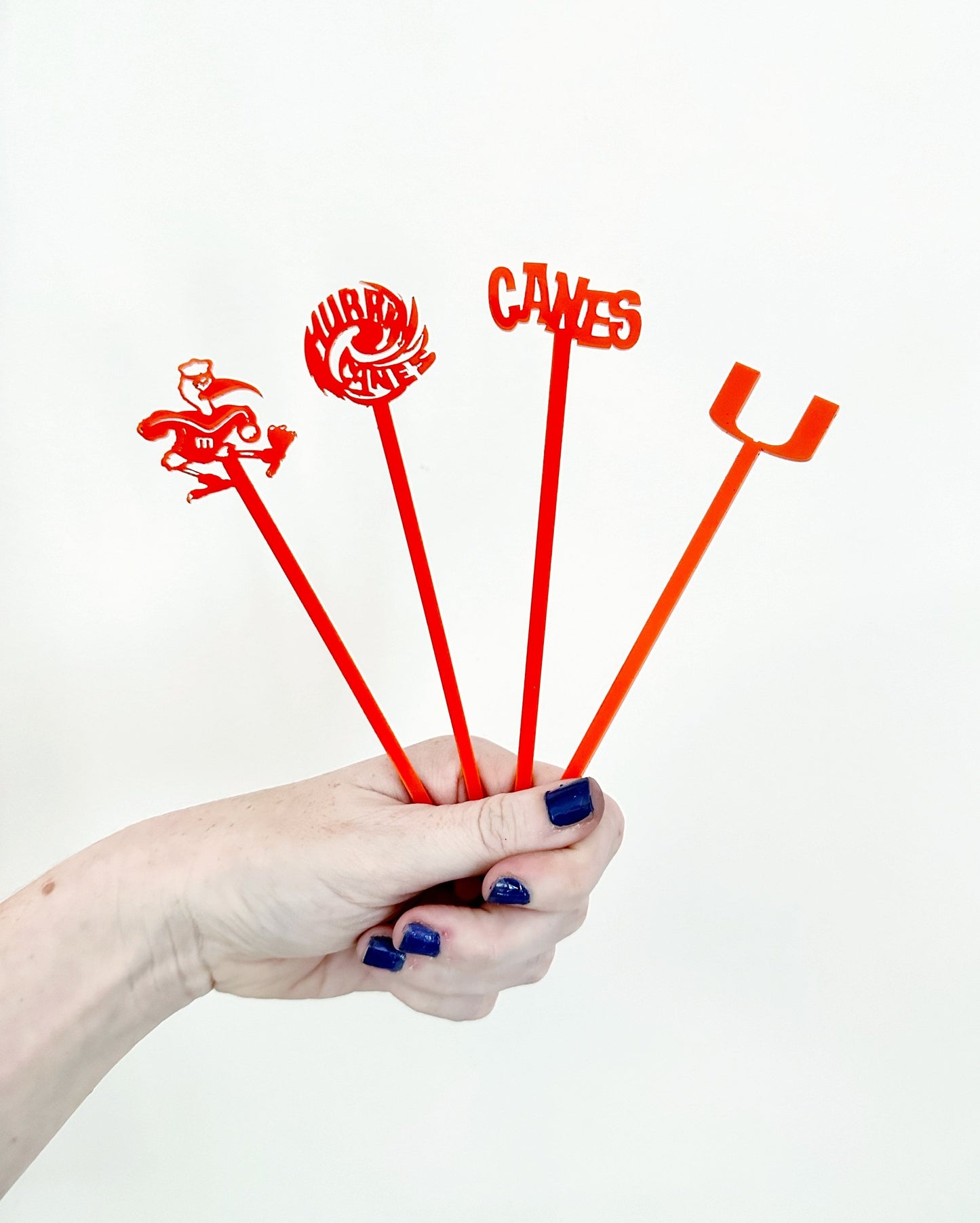 Miami Hurricanes Stir Stick Set
