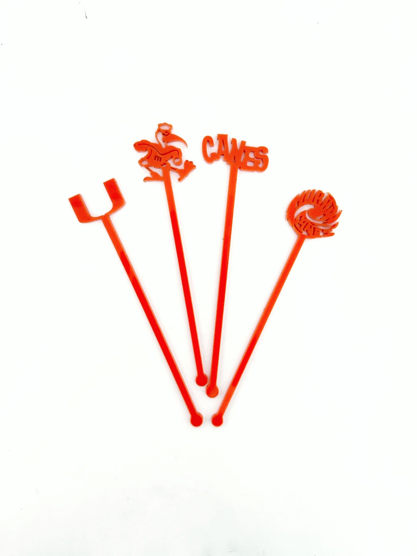 Miami Hurricanes Stir Stick Set