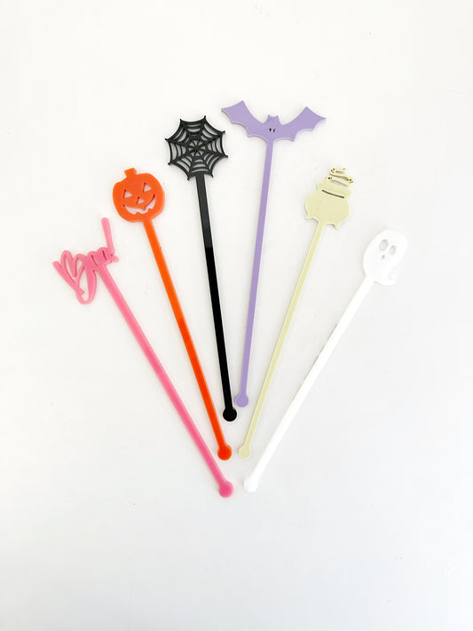 Halloween Stir Stick Set - Brights