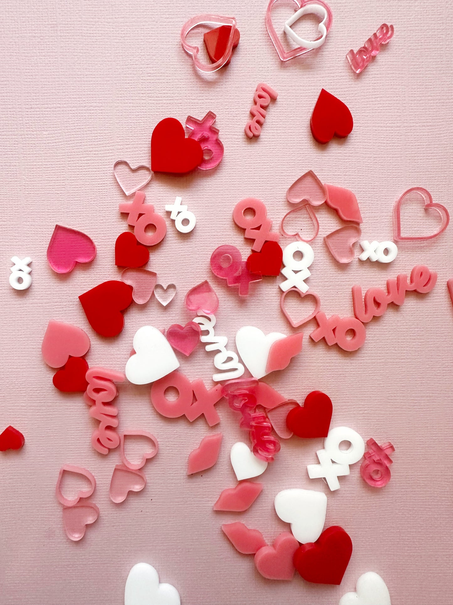 Valentine’s Day Acrylic Confetti