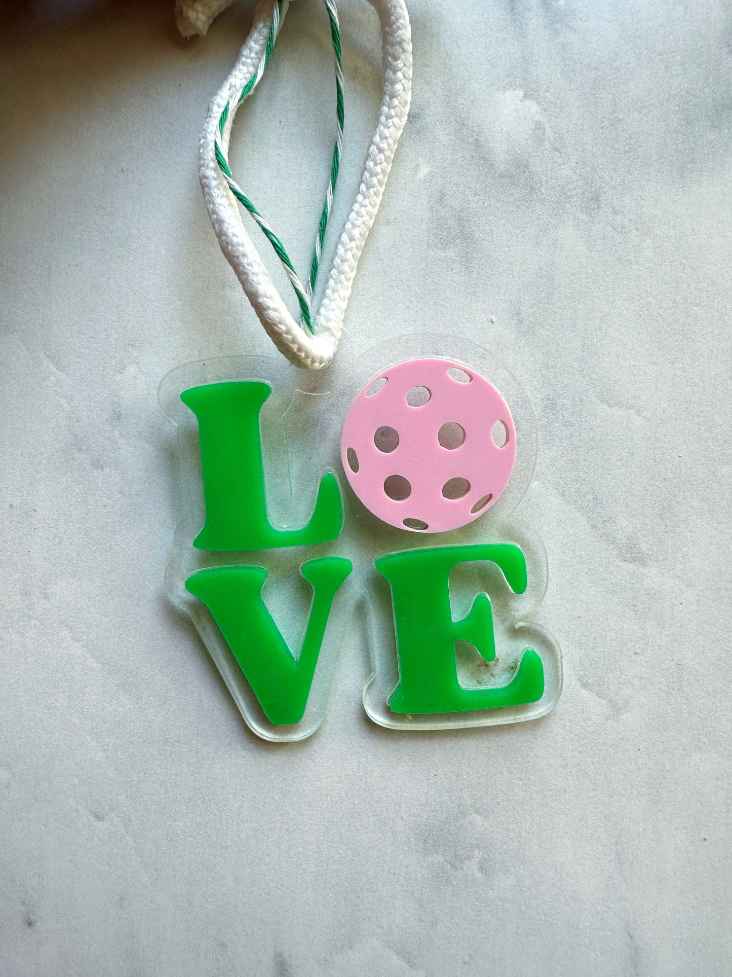 Pickleball Christmas Ornament