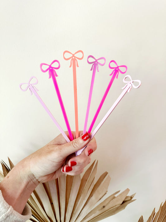 Bows Stir Stick Set