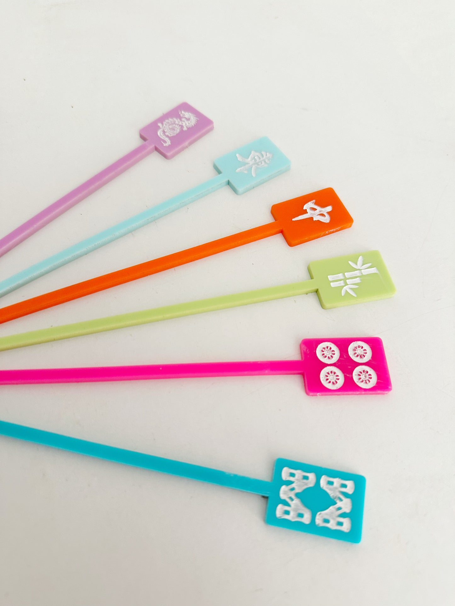 Mahjong Stir Stick Set - BRIGHTS