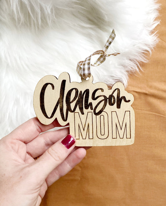 Clemson Mom Ornament