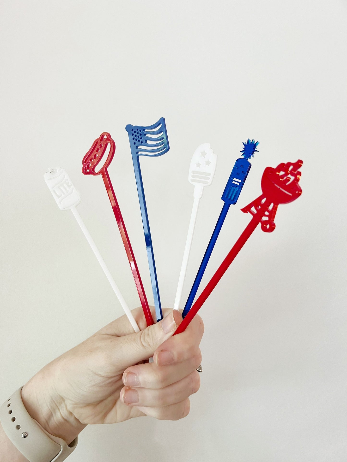 July 4th Stir Stick Set