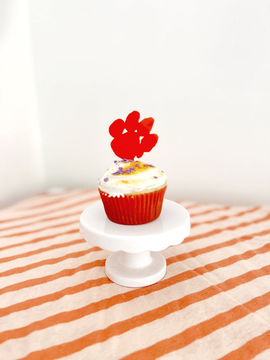 Clemson Cupcake Toppers