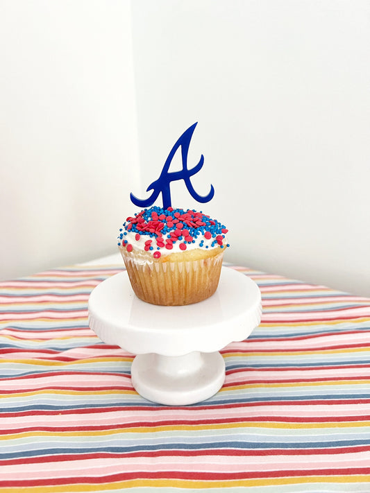 ATL Braves Cupcake Topper