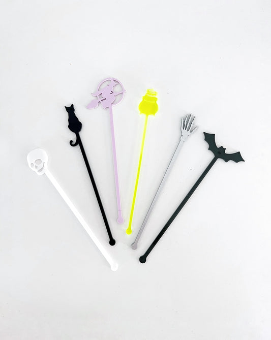 Spooky Halloween Stir Stick Set