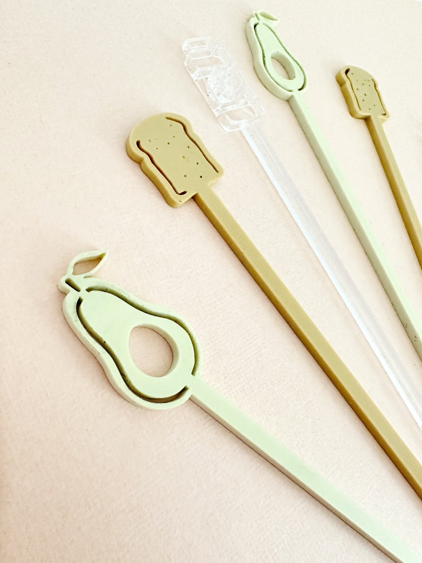 Avocado Toast Stir Stick Set