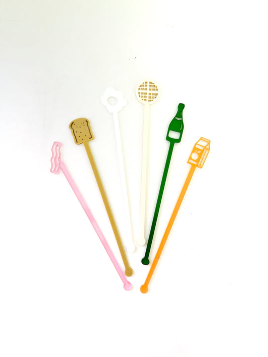 Brunch Stir Stick Set