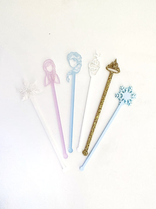 Frozen Inspired Stir Stick Set