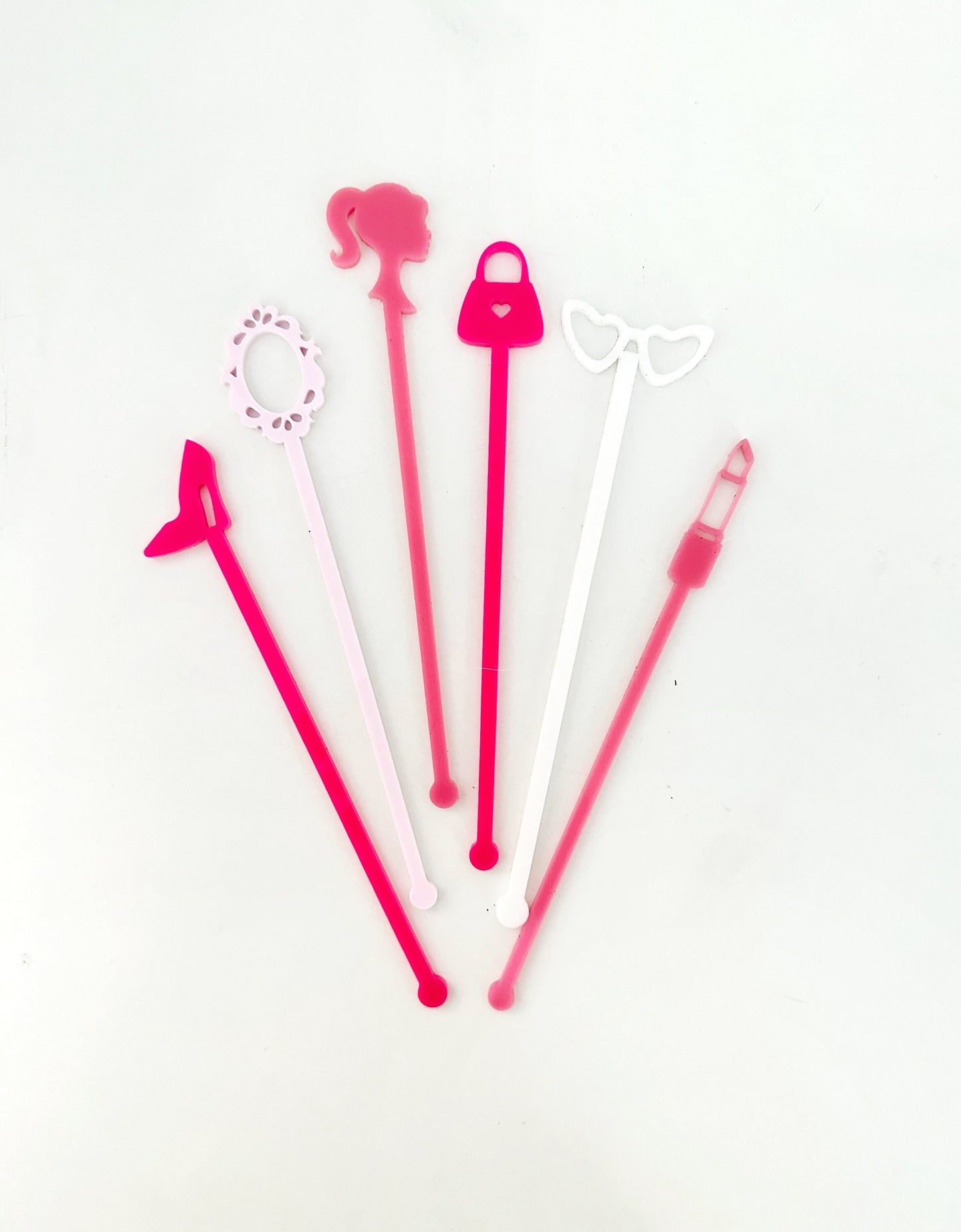 Barbie inspired Stir Stick Set