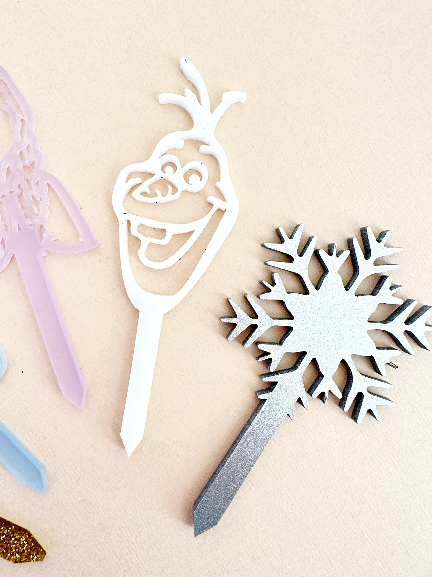 Frozen Inspired Cupcake Toppers