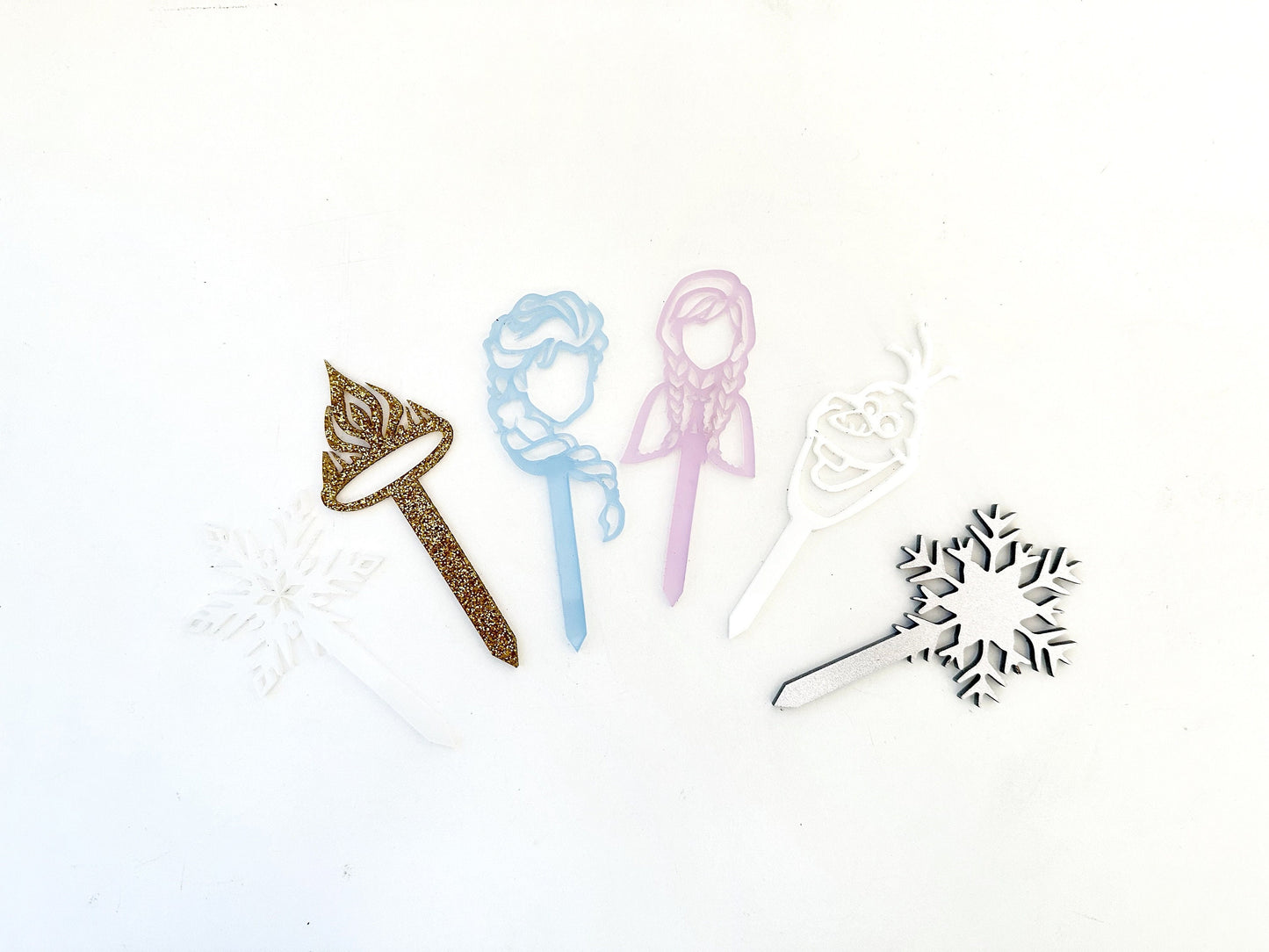 Frozen Inspired Cupcake Toppers